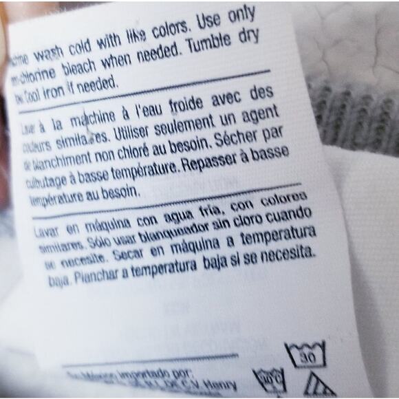 CHAMPION Reverse Weave Cotton Blend Gray Logo Crop Sweatshirt - Size X-Small - Picture 9 of 9